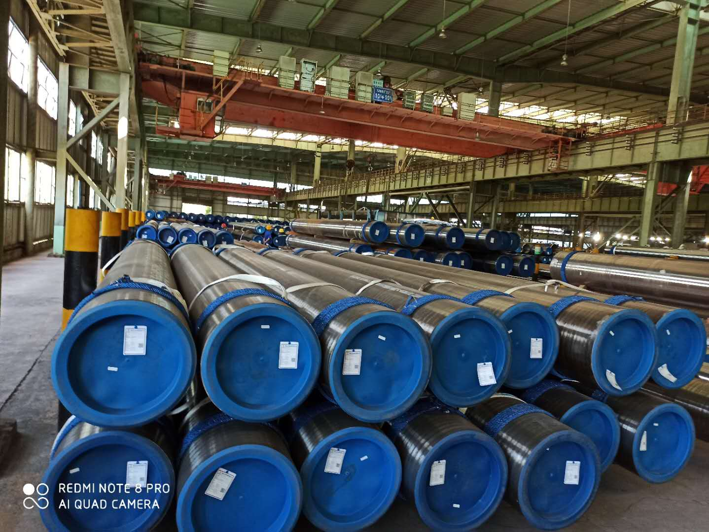 400 tons of Xinyue brand seamless steel pipe supports the pipeline project of regular customers
