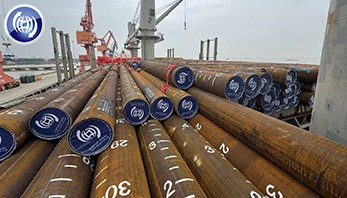Xinyue Steel Arc-welded steel Pipe to Australia for Marine Jetty Construction
