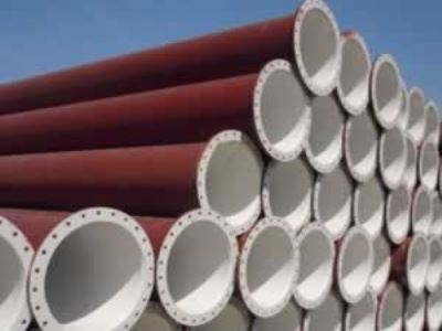 The Netherlands Flange Steel Pipe for Dredging Project