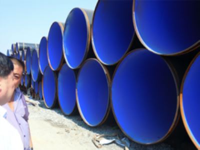 China Underground Water Transportation Coated Pipeline Project