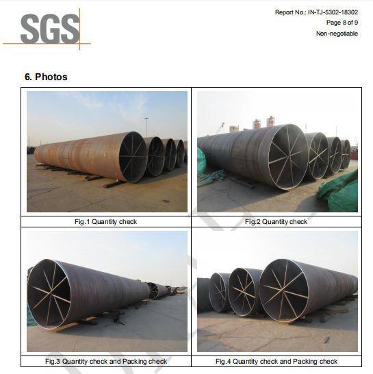 Xinyue Steel Pipe Accept Any Third Party Inspection