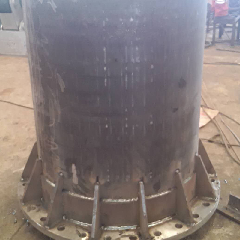 SSAW steel pipe with flange for dredging service
