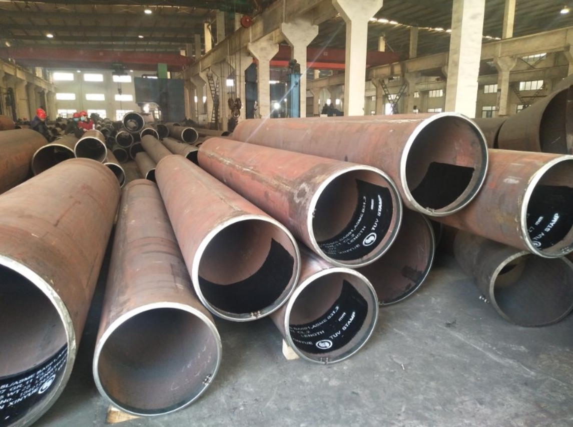 European alloy submerged arc welding pipe passed TUV test and was successfully delivered