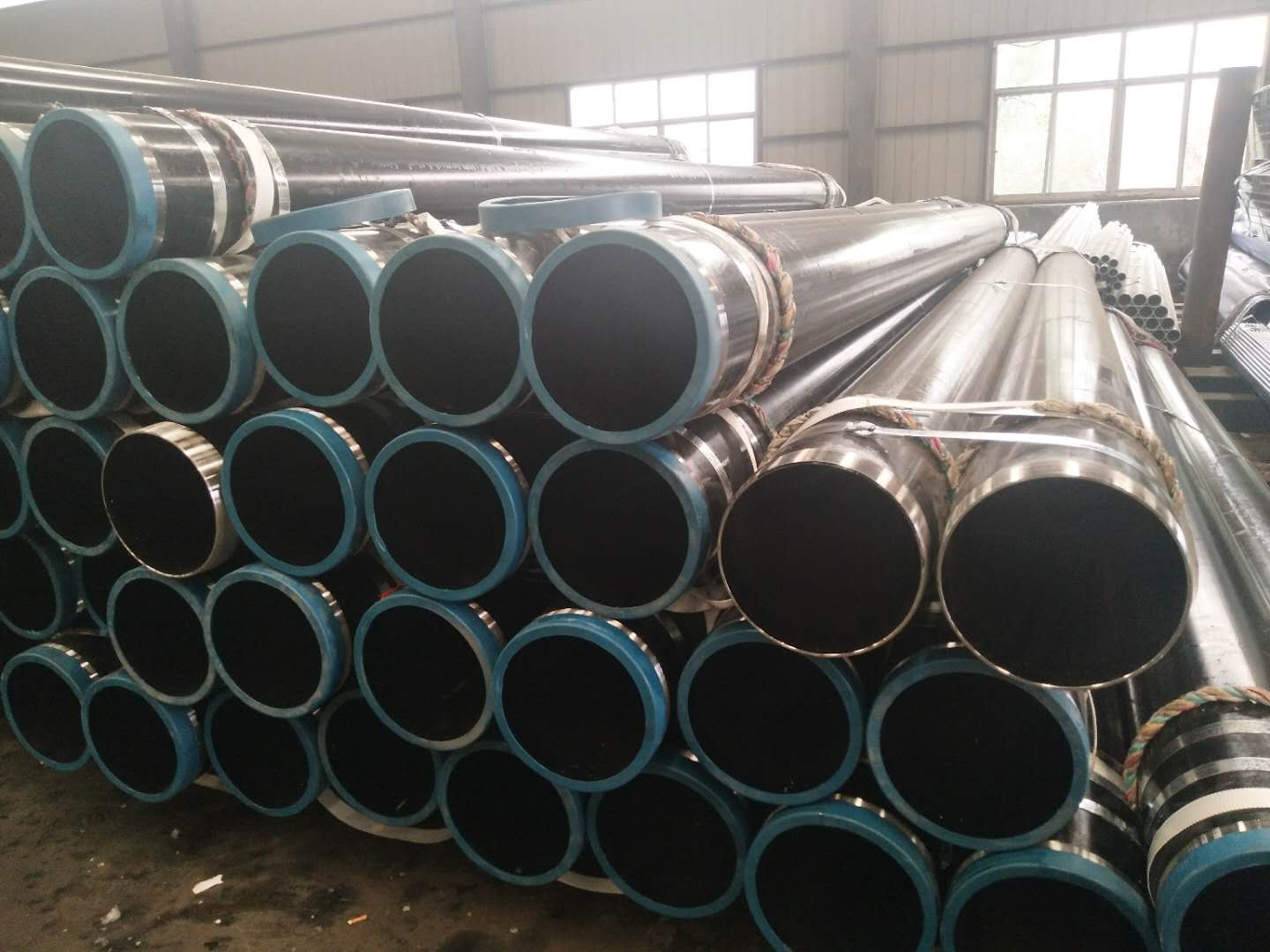 ERW Steel Pipe with Threaded ends Passed strictly Inspection and delivered successfully