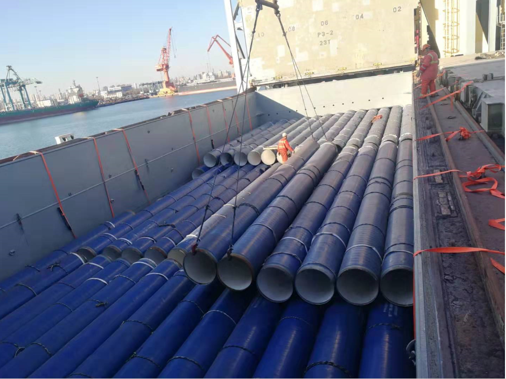 Drinking water SSAW steel pipe project delivered successfully