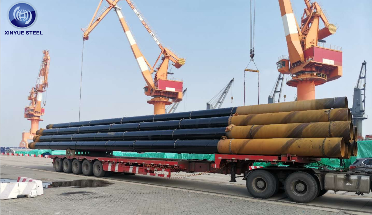 Located inland can also produce long pipe