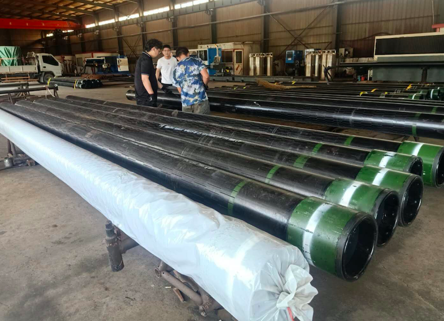 Slotted steel pipe to Middle East