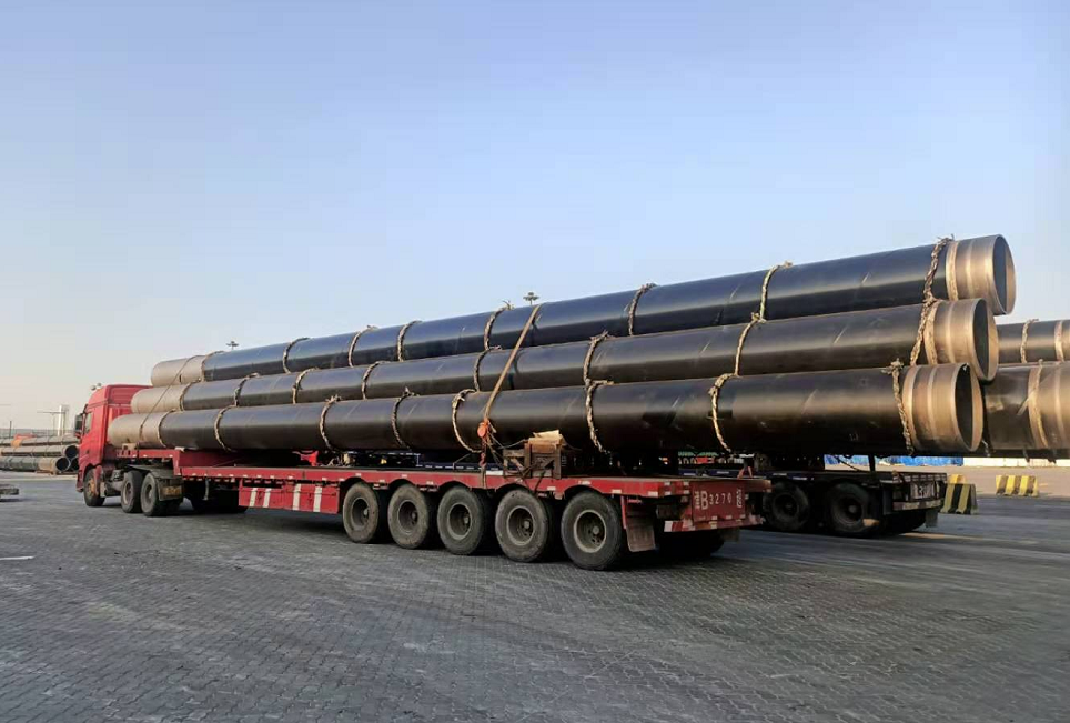 Full witness of pile pipe project sent to Port Gradually