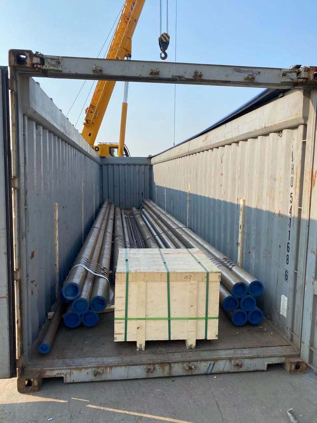 Seamless pipes with PED certificated shipped to Japan