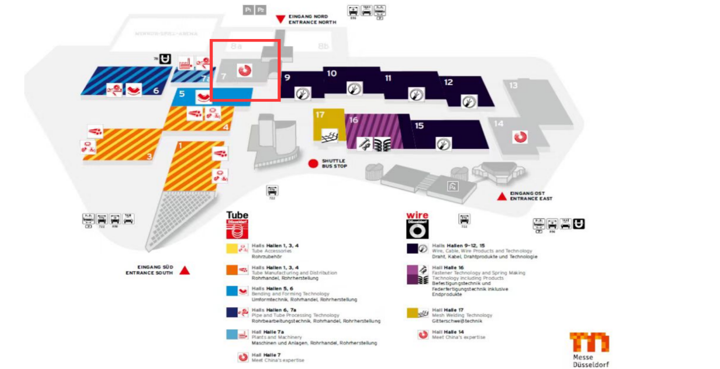 Meet XINYUE STEEL at the 2024 DUSSELDORF TUBE