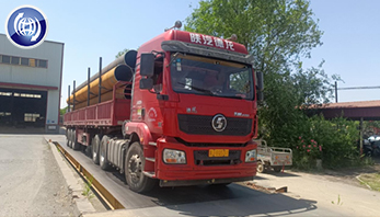 Xinyue Steel SSAW Steel Pipe to Honduras for Port Construction