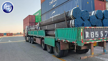 Xinyue Steel ERW Steel Pipe to Uruguay for Cross hole testing Xinyue Steel ERW Steel Pipe to Uruguay for Cross hole testing